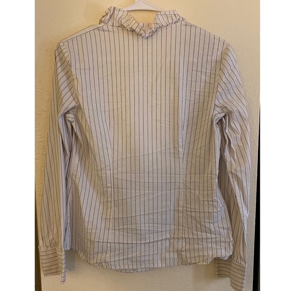 Ann Taylor Loft Ruffled Button Down - Picture 2 of 3